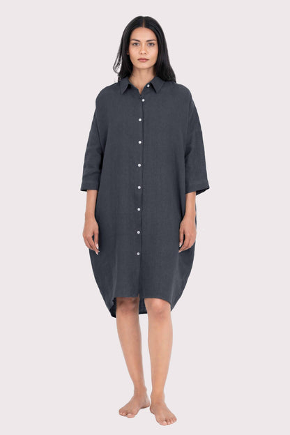 Linen Ferro Shirt Dress