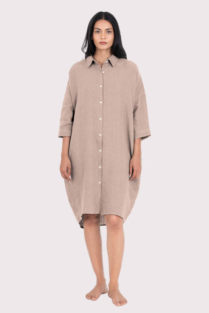 Linen Ferro Shirt Dress