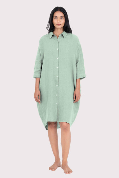 Linen Ferro Shirt Dress