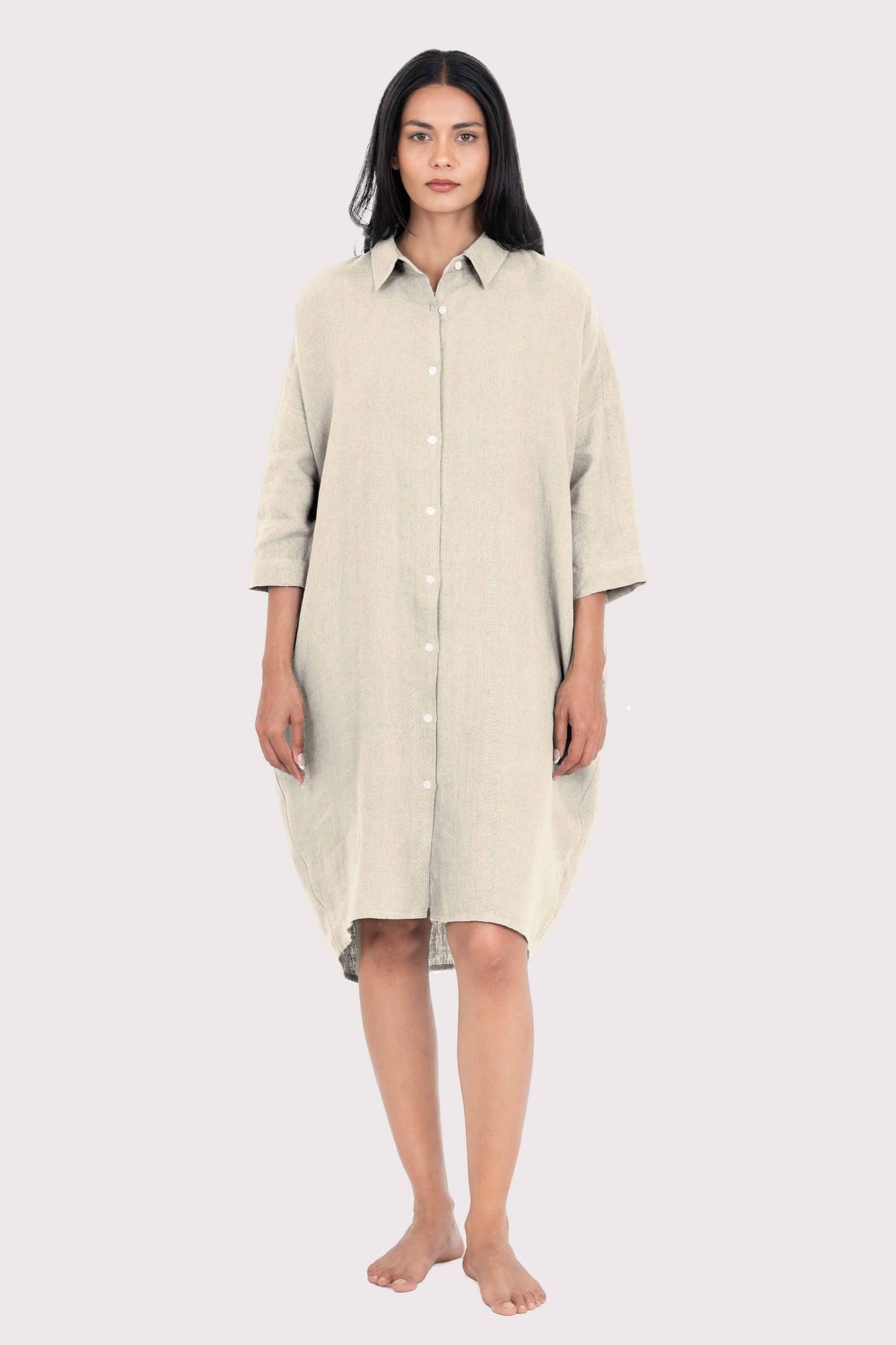 Linen Ferro Shirt Dress