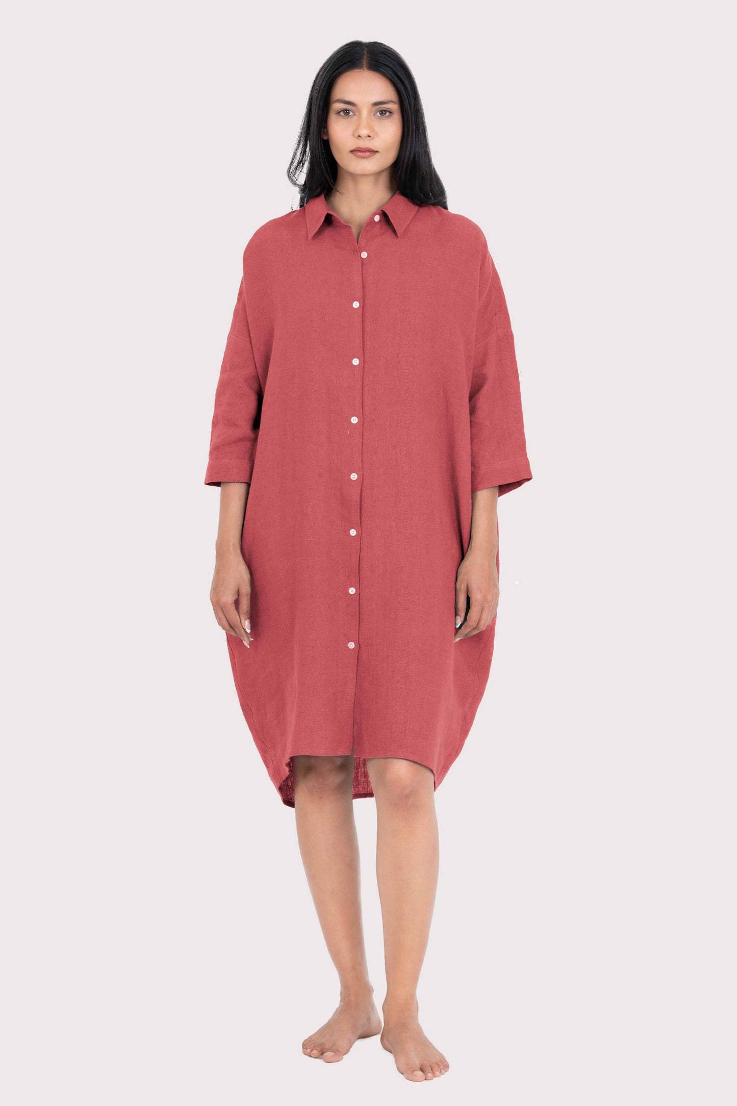 Linen Ferro Shirt Dress