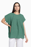 Linen Pearl Top