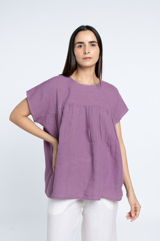 Linen Pearl Top