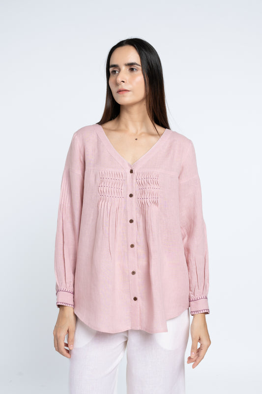 Linen Caprice Top