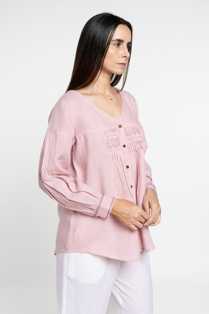 Linen Caprice Top