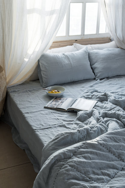 Linen Slumber Solid Bedsheet