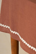 Linen Natural Lace Tablecloth