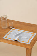 Linen Yellow Lace Placemat