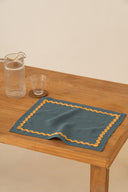 Linen Yellow Lace Placemat