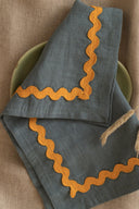 Linen Yellow Lace Napkin