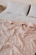 Linen Monotone Hand Quilted Quilt