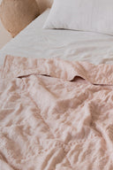 Linen Monotone Hand Quilted Quilt