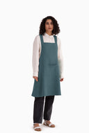 Linen Cross Back Apron