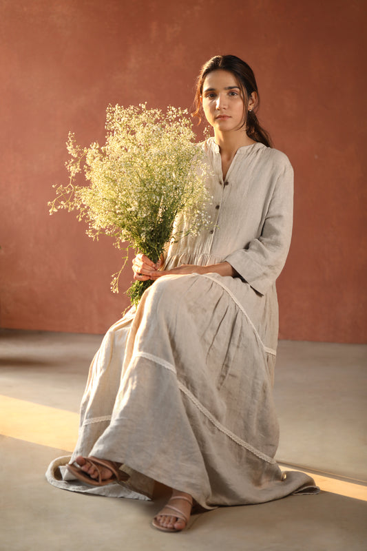 Linen Eve Maxi Dress