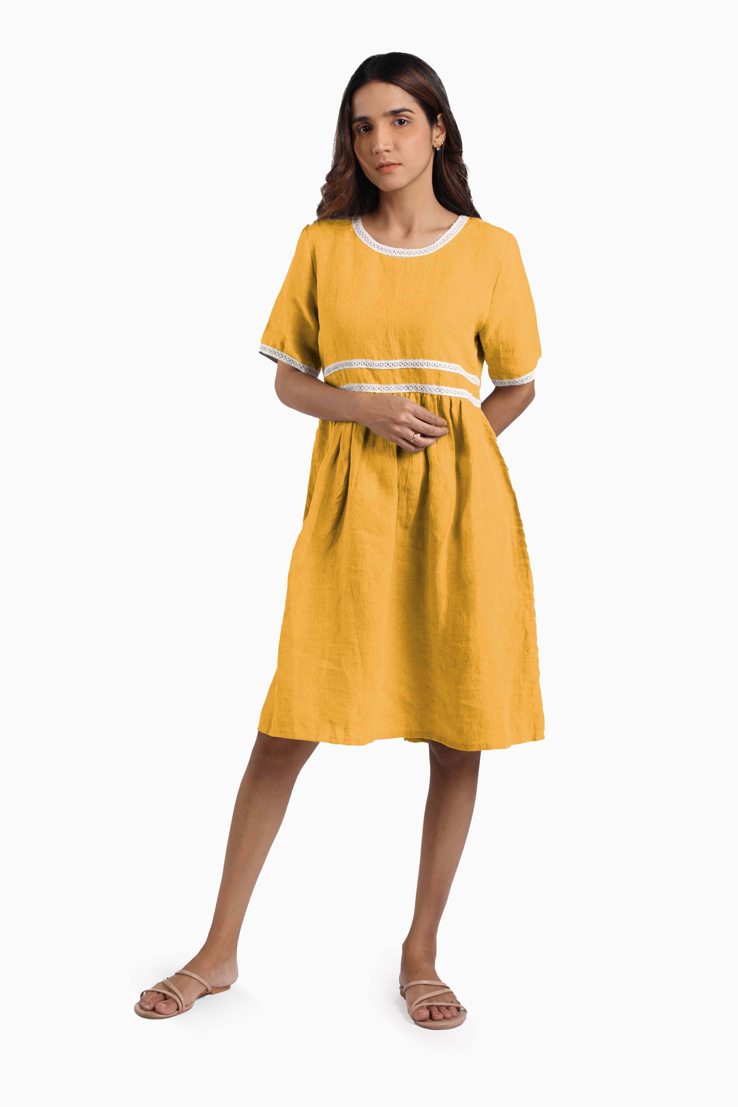 Linen Alchemy Midi Dress