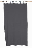 Linen Black Needled Curtain