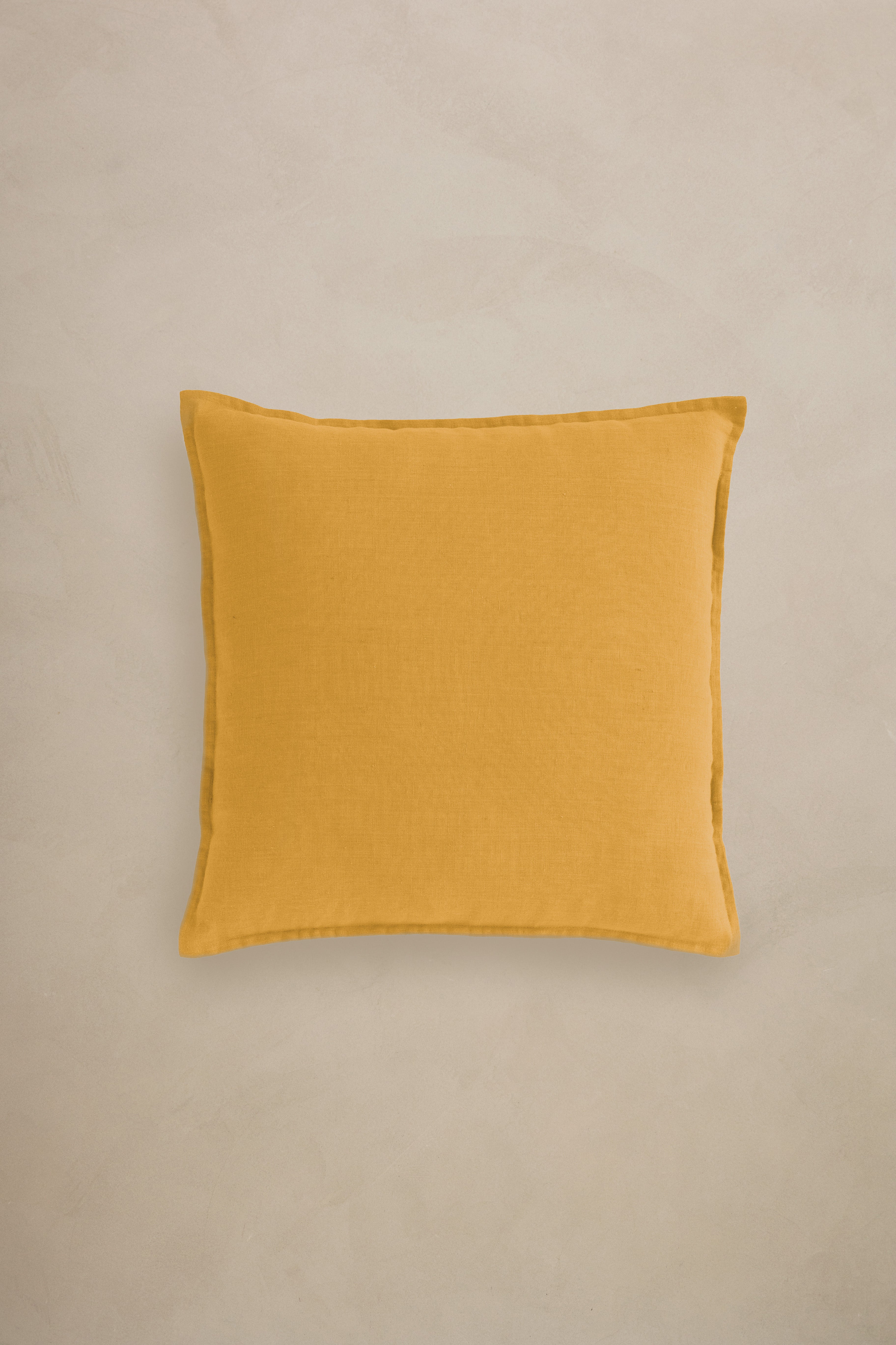 Linen Slumber Solid Cushion Cover