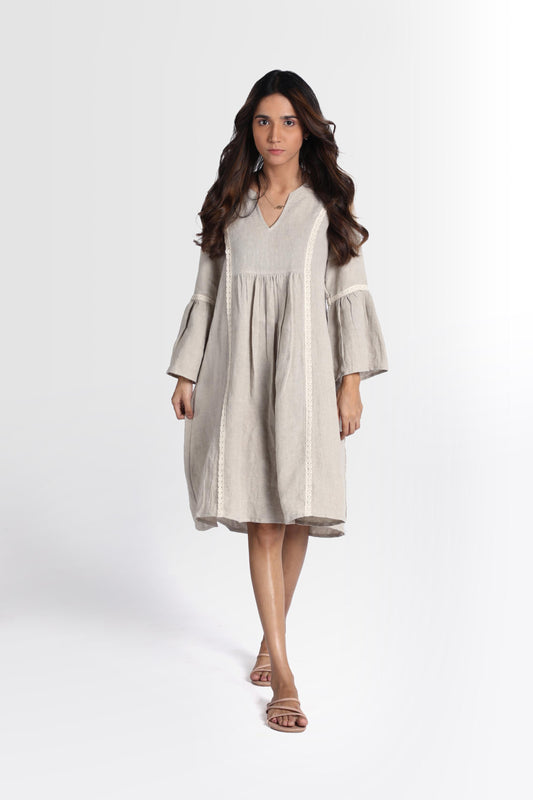 Linen Moana Midi Dress