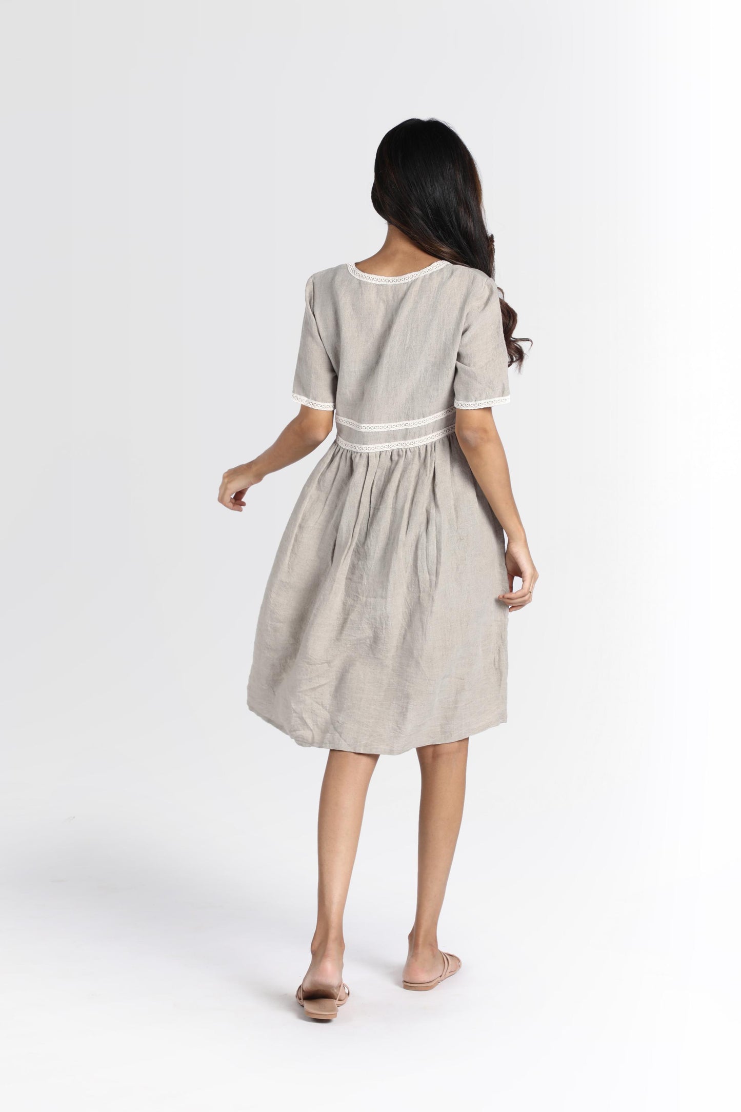 Linen Alchemy Midi Dress