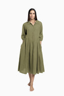 Linen Magnolia Dress