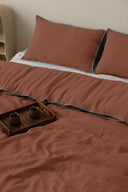 Linen Grey Needled Duvet Cover