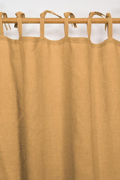 Linen Slumber Solid Curtain