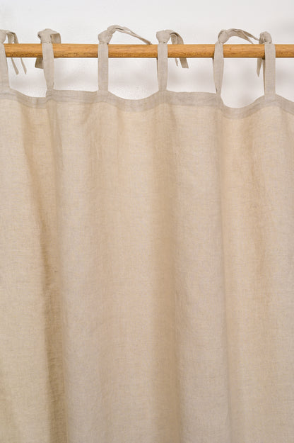 Linen Slumber Solid Curtain