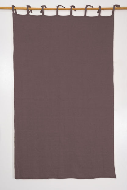 Linen Slumber Solid Curtain