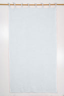 Linen Fringe me Kantha Curtain