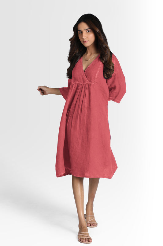 Linen Claire Midi Dress