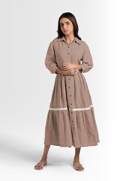 Linen Ariel Maxi Dress