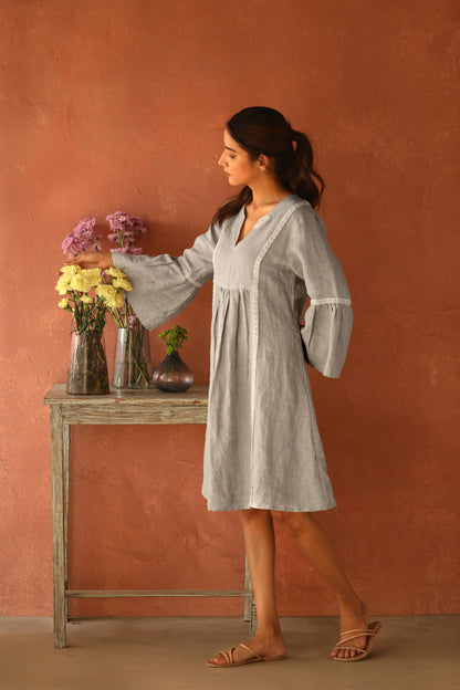 Linen Moana Midi Dress