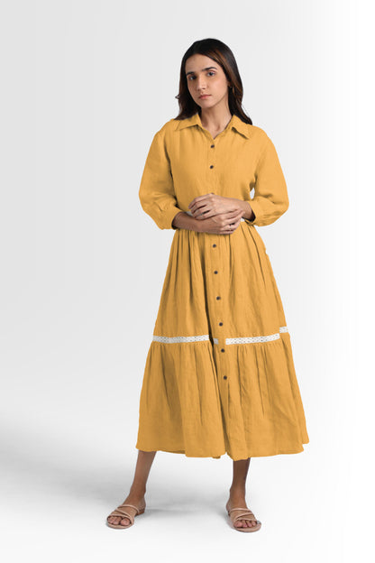 Linen Ariel Maxi Dress