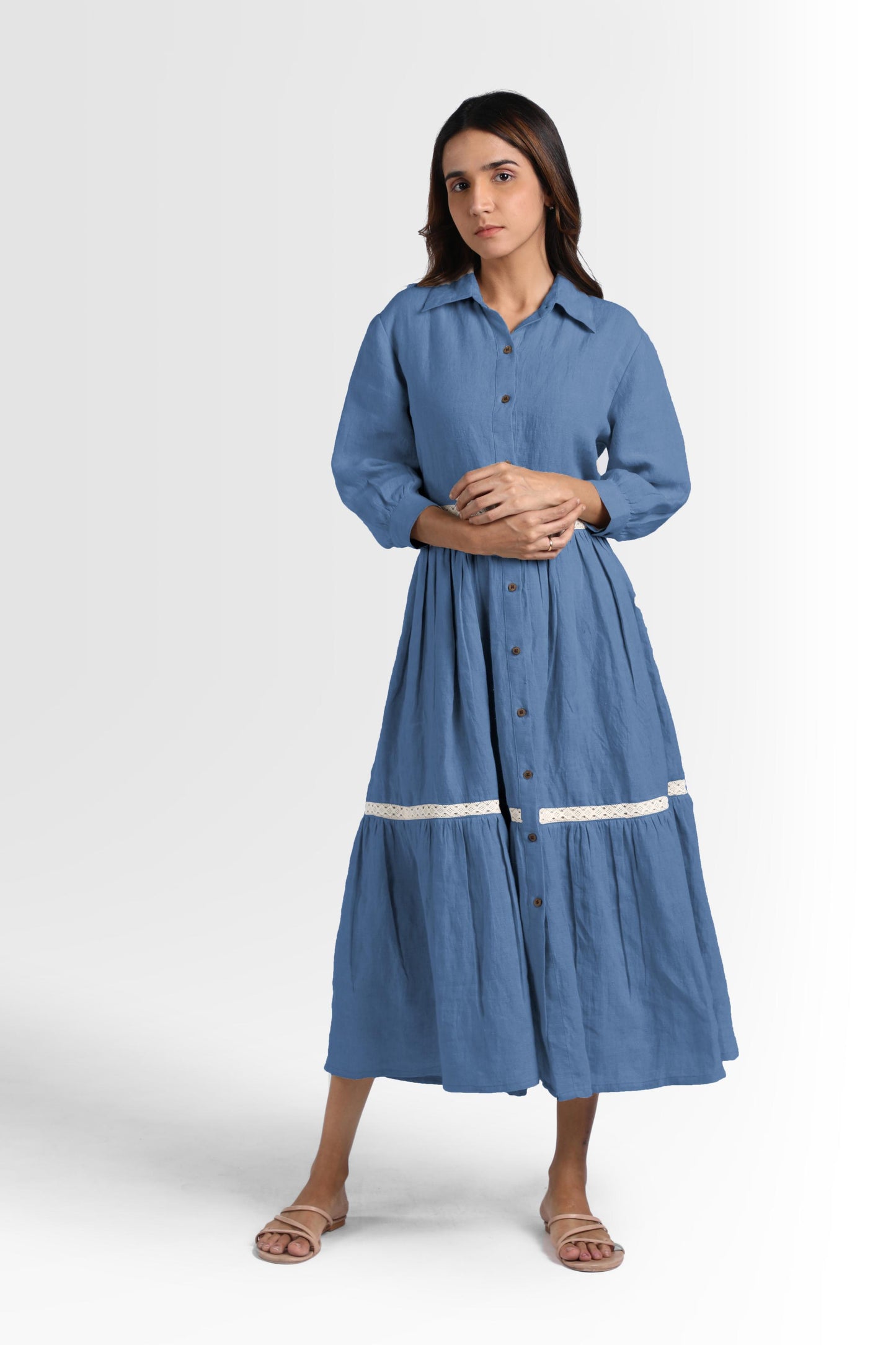 Linen Ariel Maxi Dress