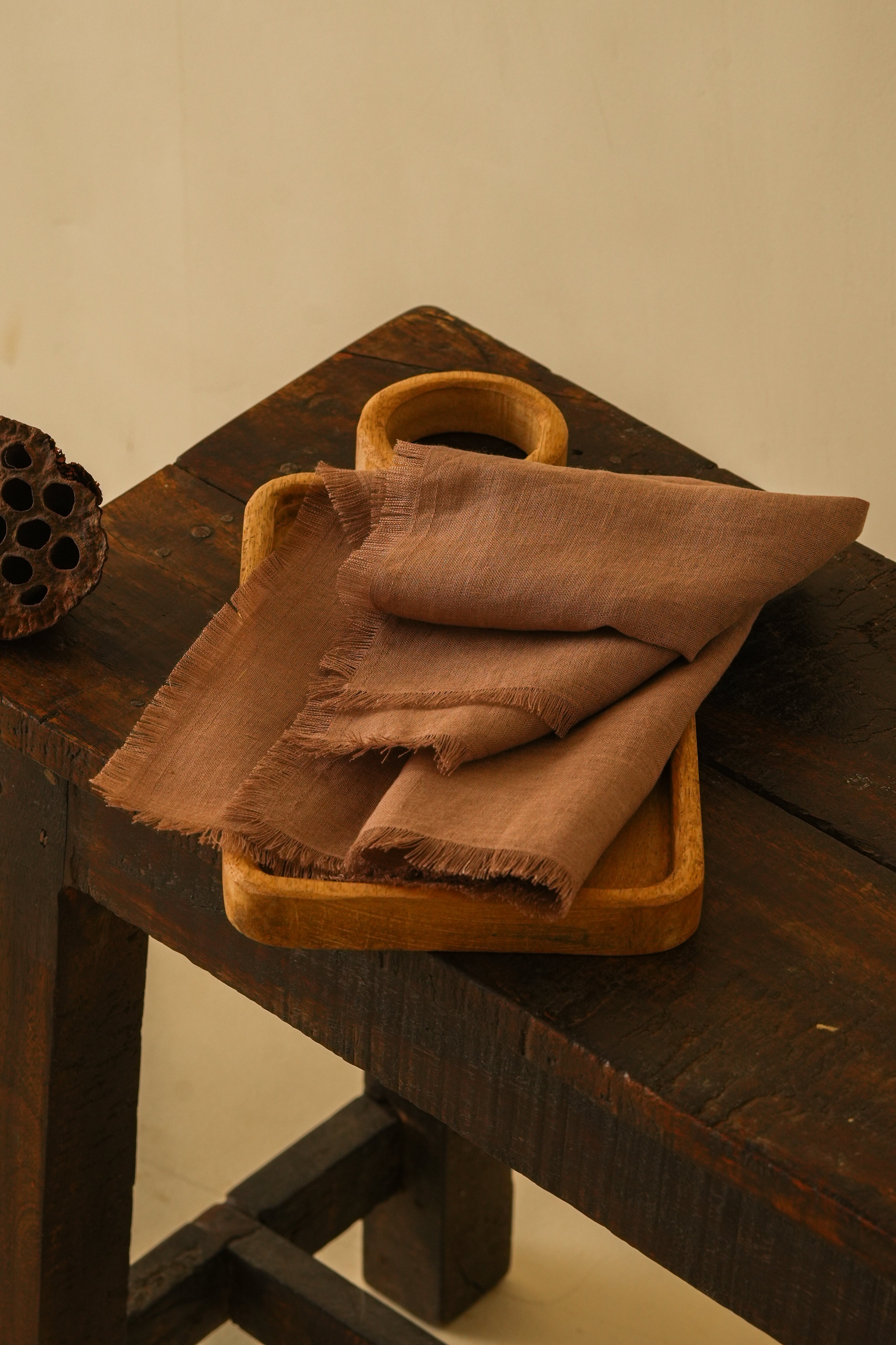 Linen Fringe Me Good Napkin Set