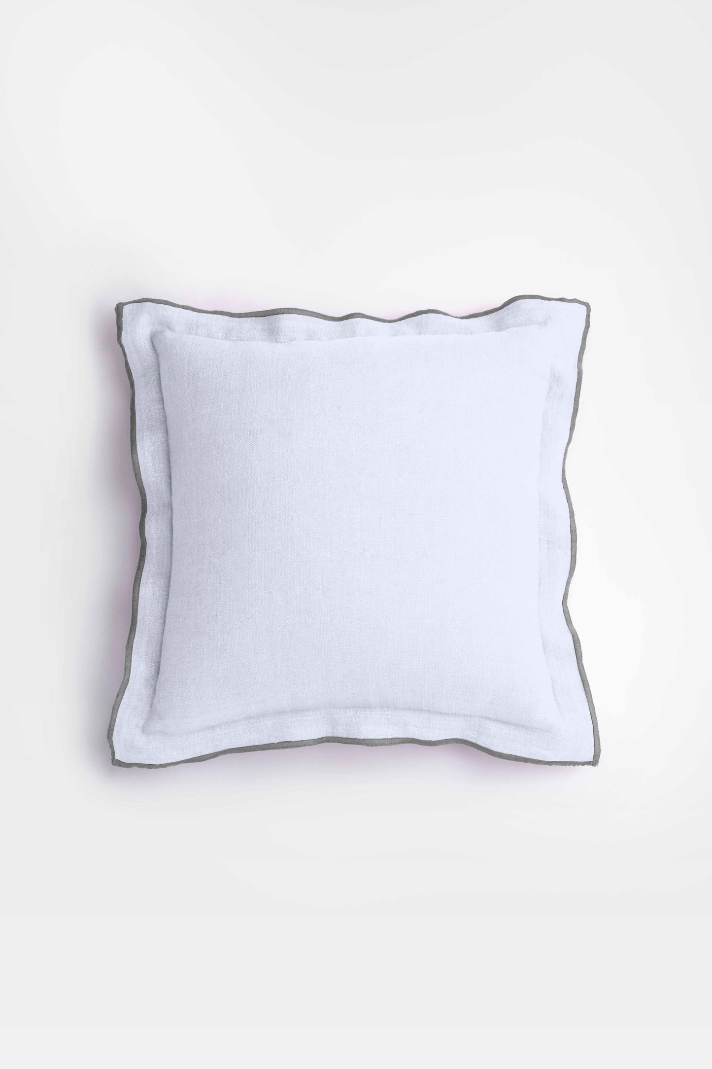 Linen Grey Needled Cushion Cover