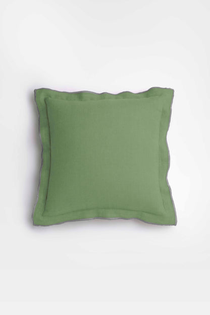 Linen Grey Needled Cushion Cover