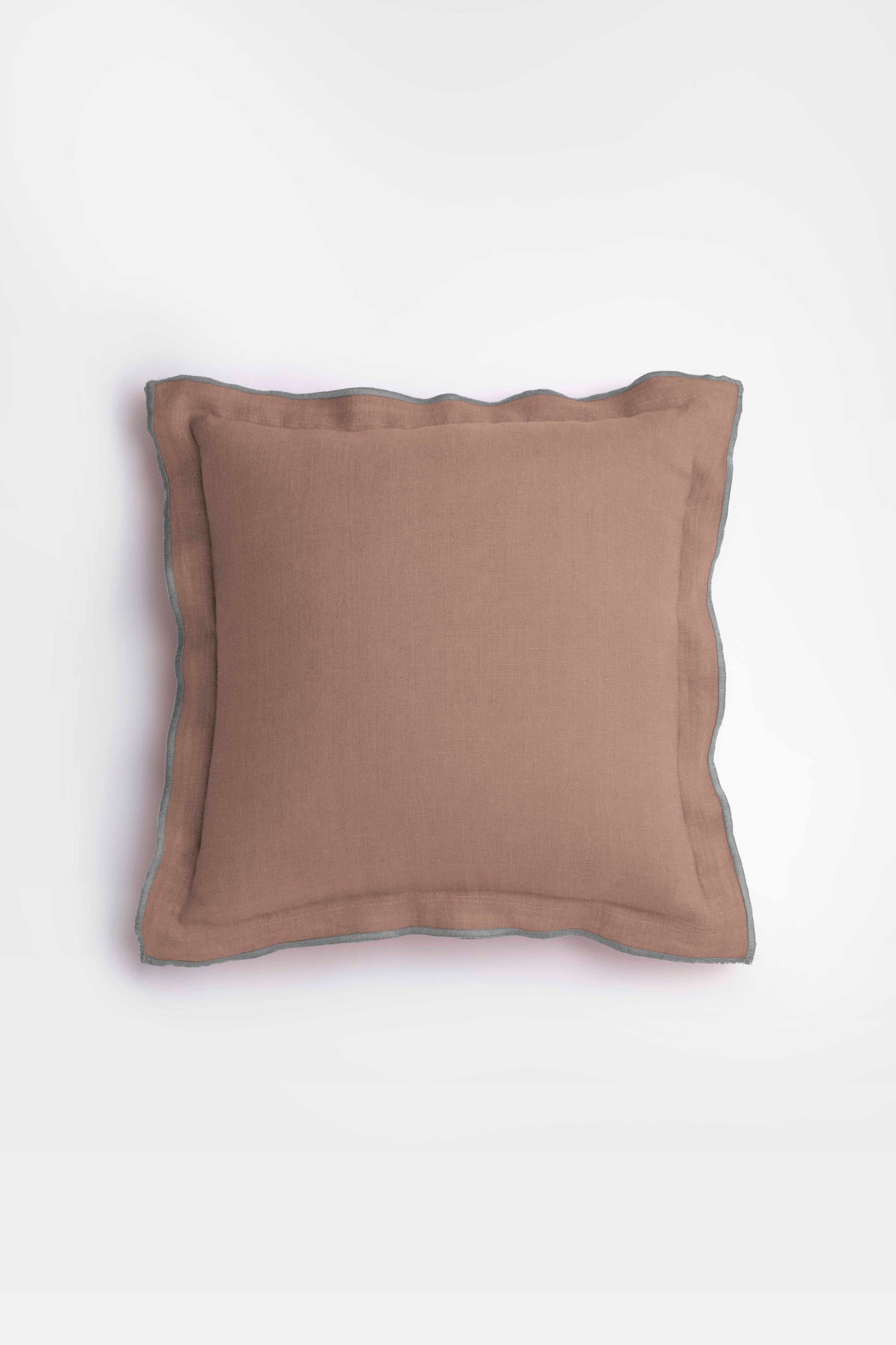 Linen Grey Needled Cushion Cover