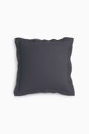 Linen Grey Needled Cushion Cover