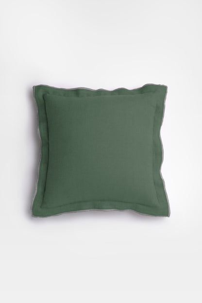 Linen Grey Needled Cushion Cover