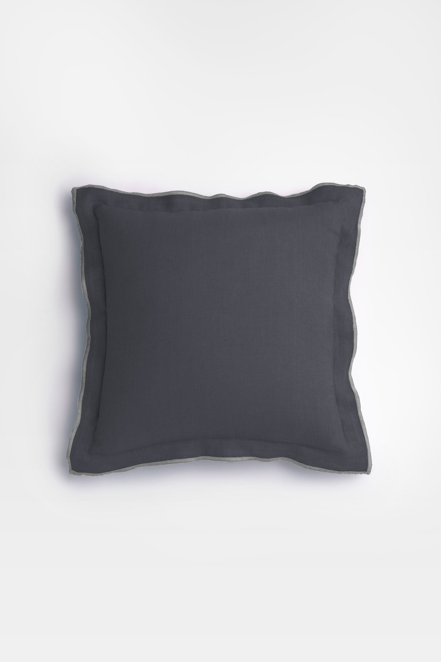 Linen Grey Needled Cushion Cover