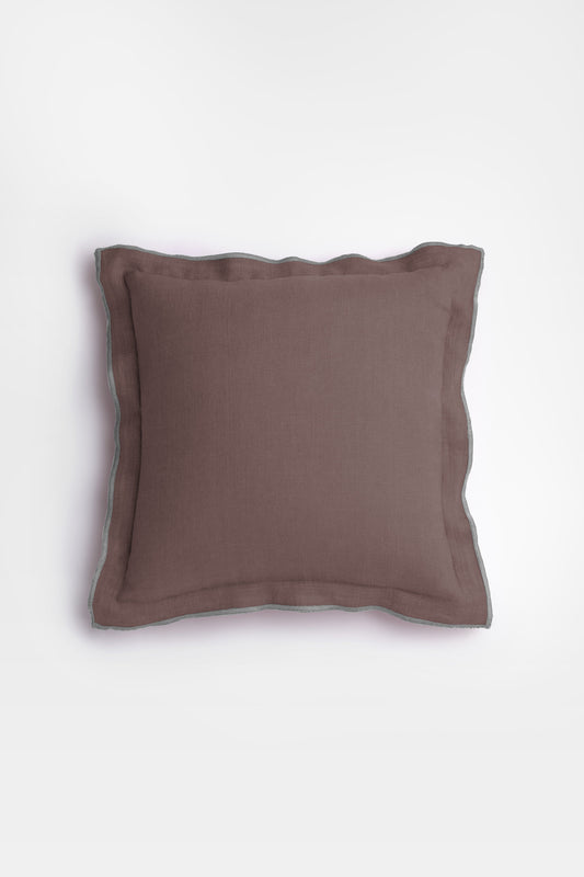 Linen Grey Needled Cushion Cover