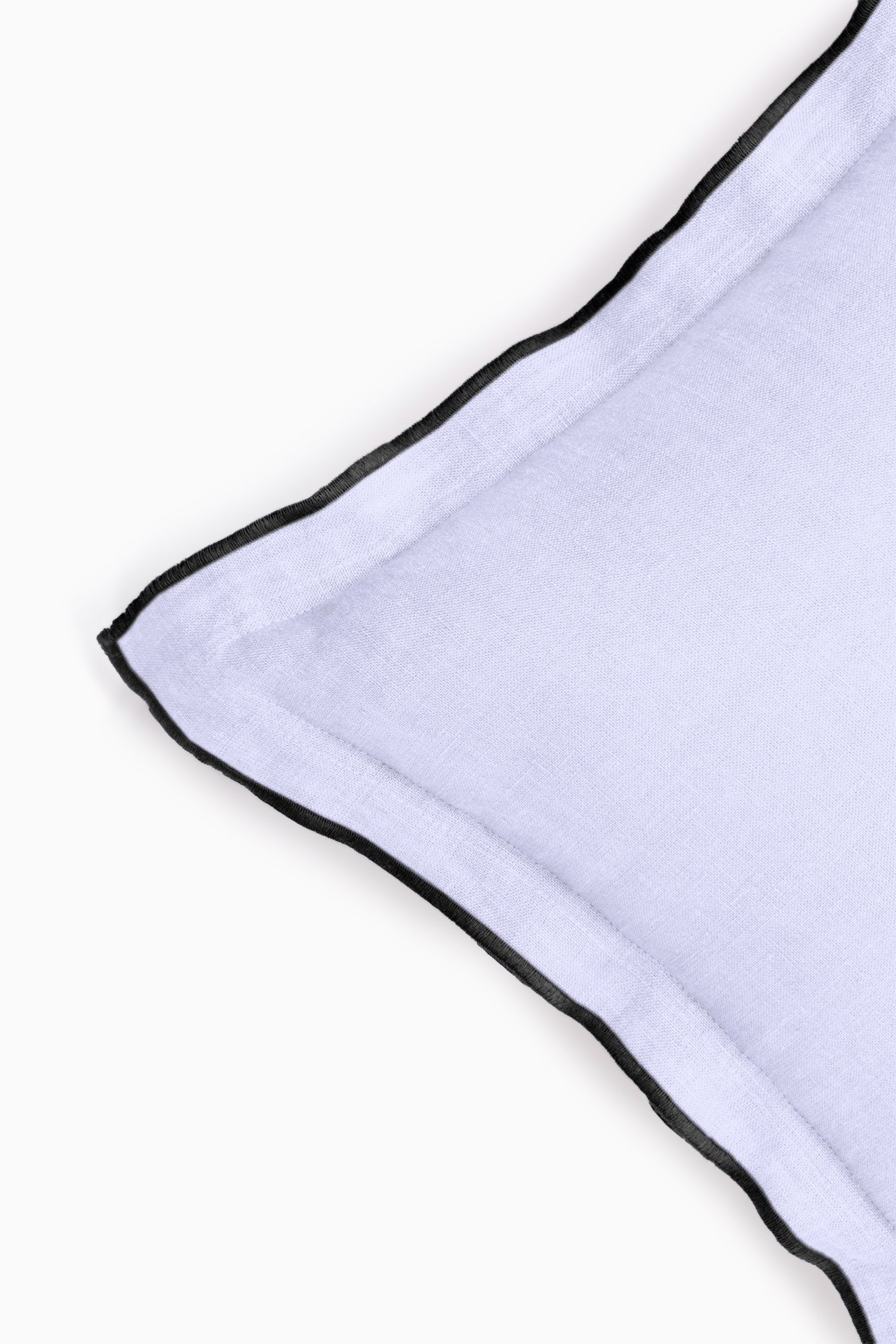 Linen Black Needled Cushion Cover