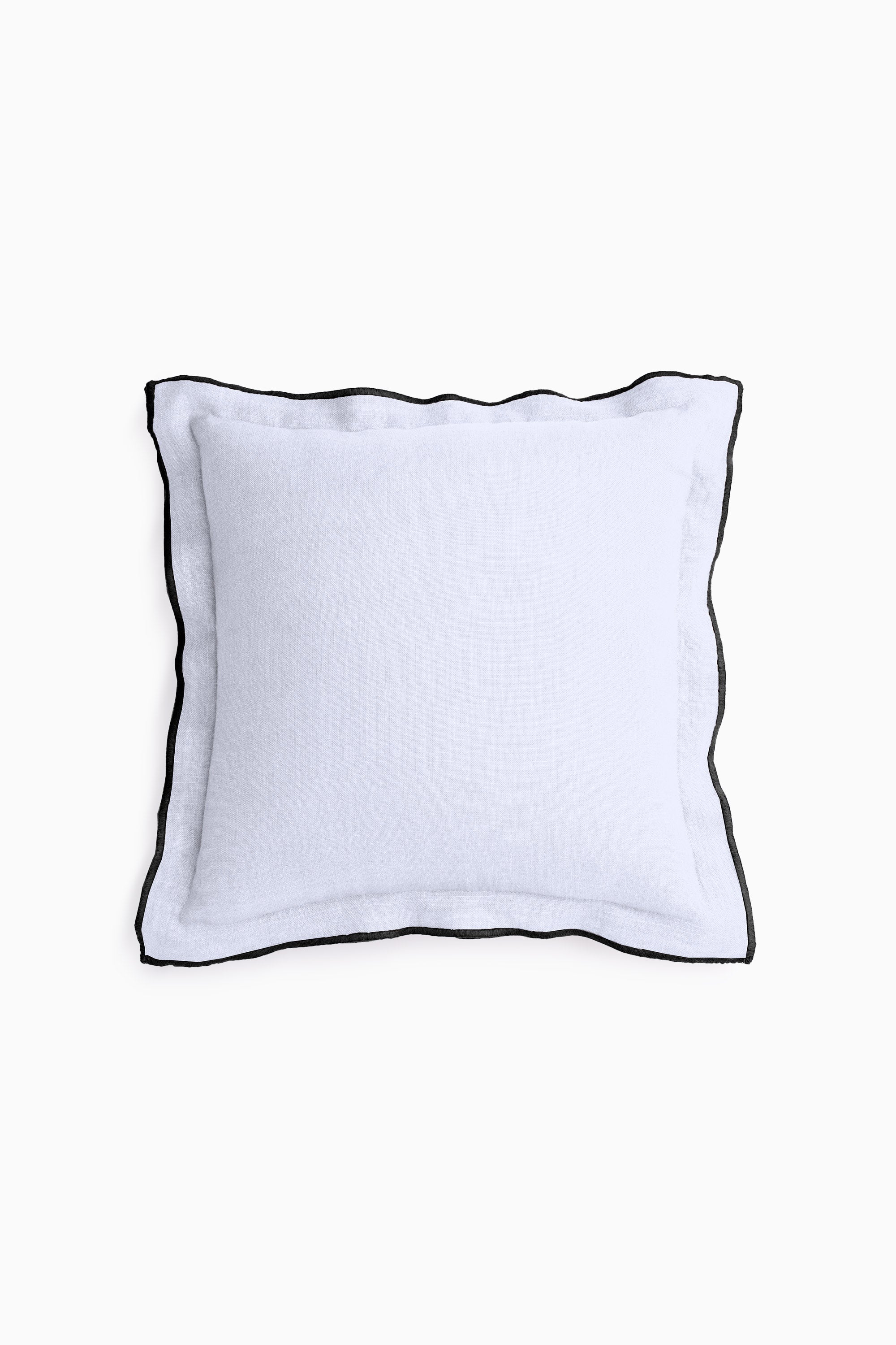 Linen Black Needled Cushion Cover