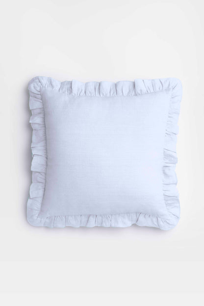 Linen Ruffle Medley Cushion Cover