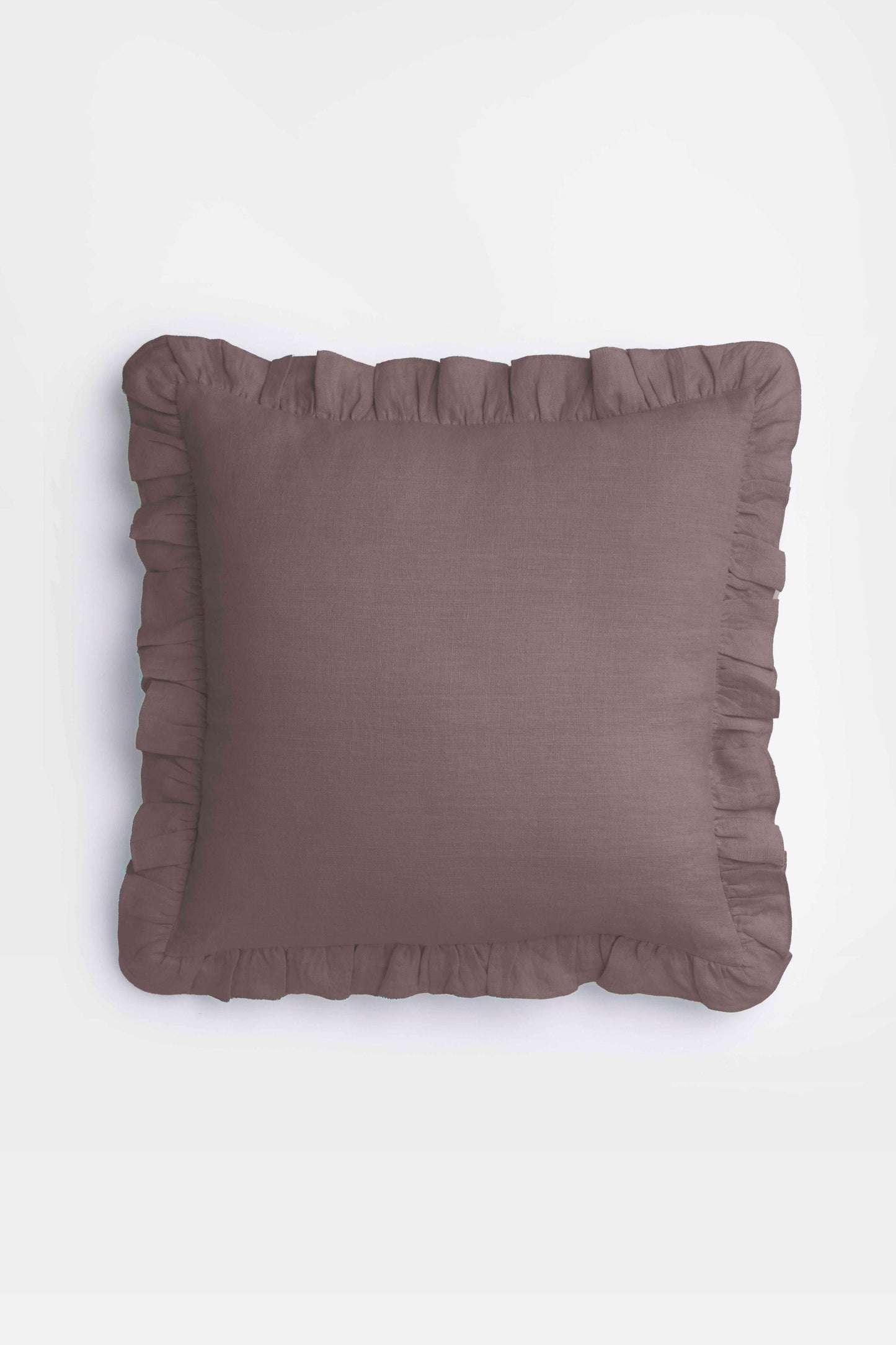 Linen Ruffle Medley Cushion Cover