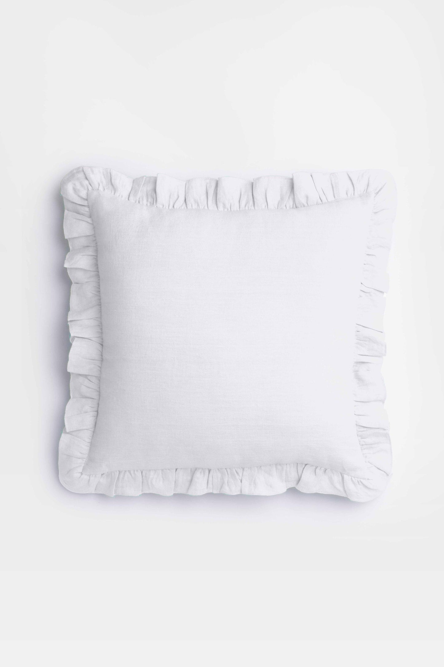 Linen Ruffle Medley Cushion Cover