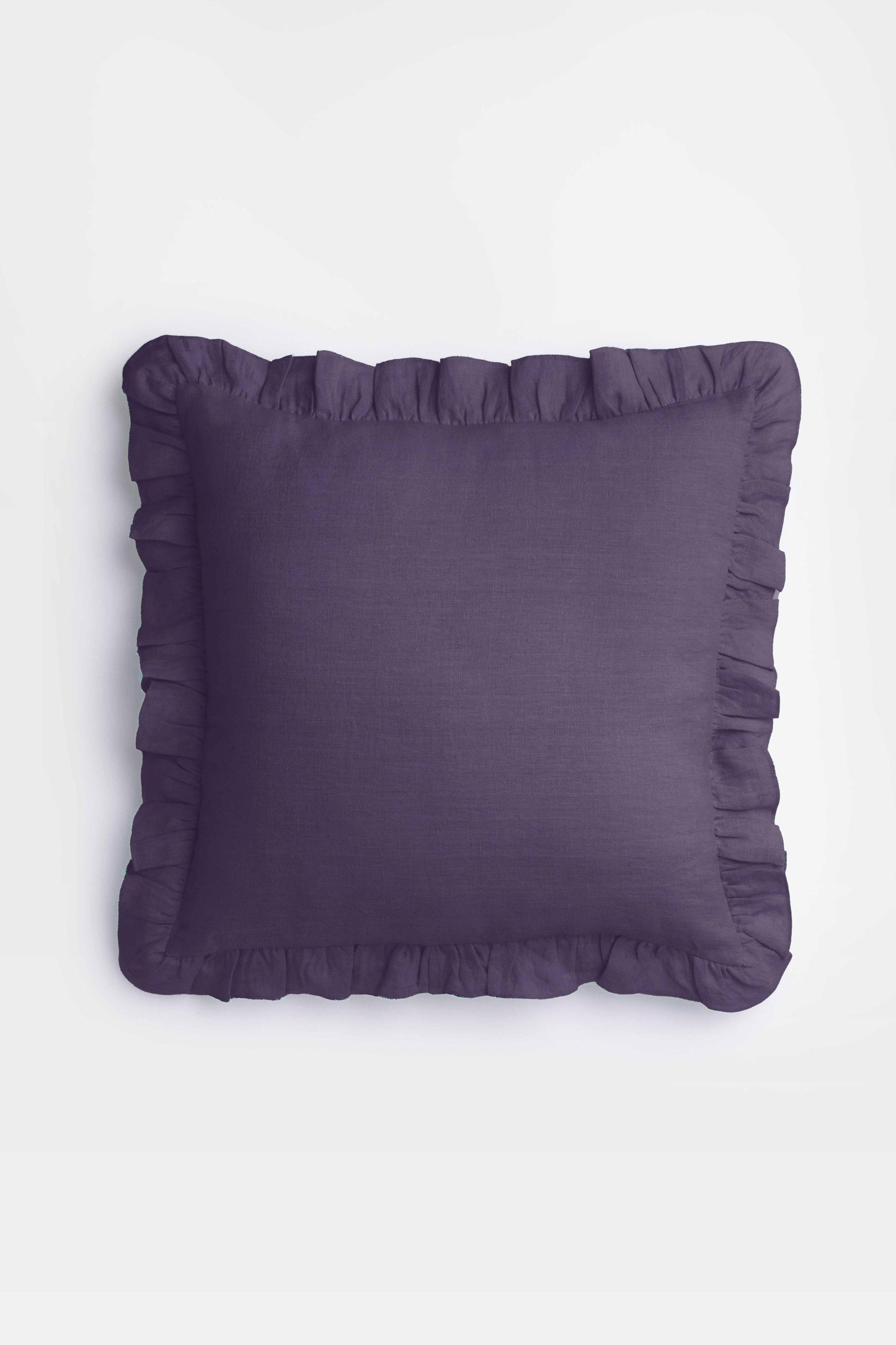 Linen Ruffle Medley Cushion Cover