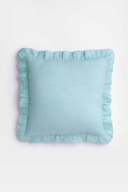 Linen Ruffle Medley Cushion Cover