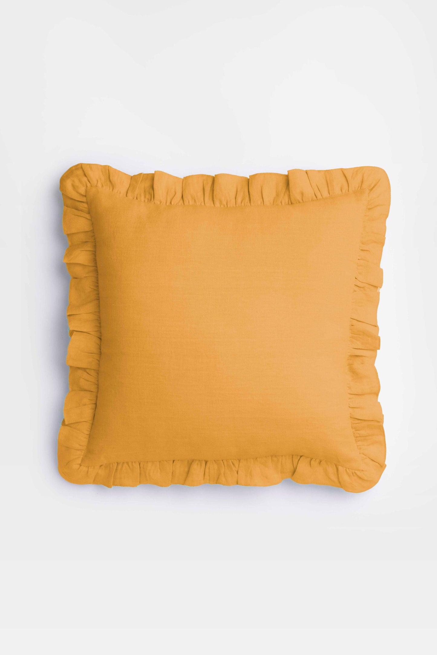 Linen Ruffle Medley Cushion Cover